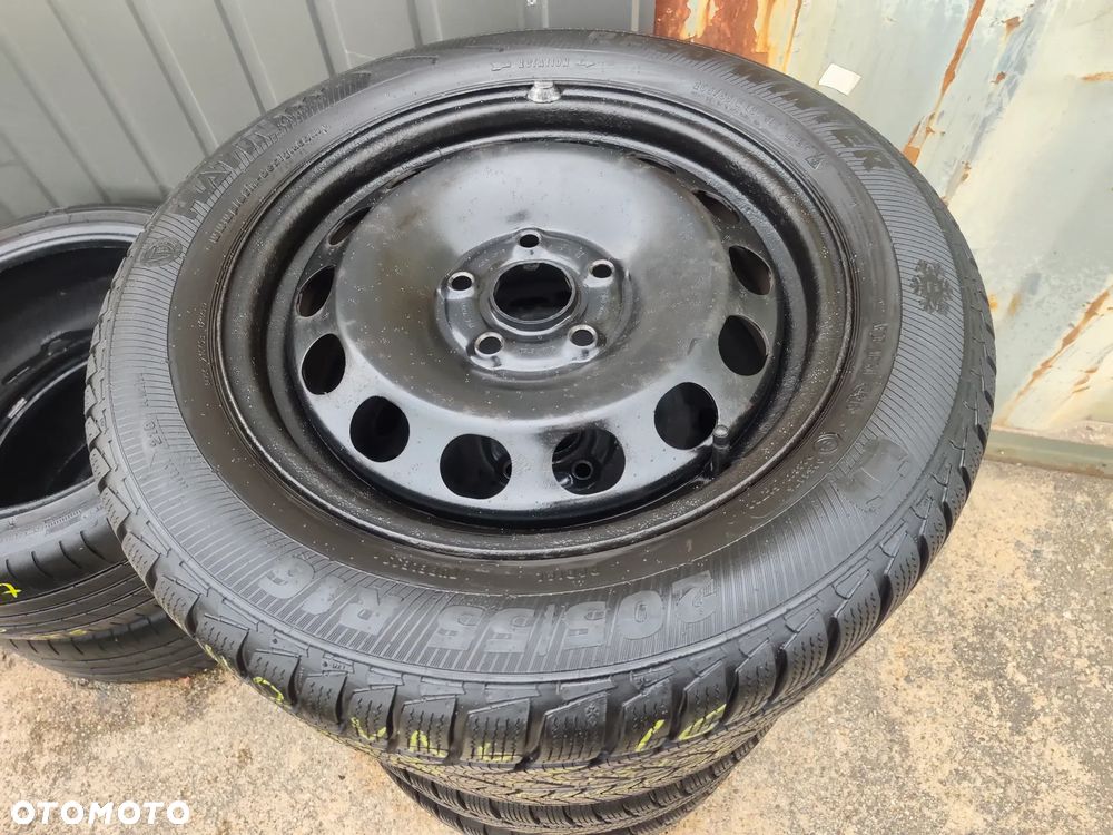 5x112 Koła Zimowe Zima Felgi Stalowe Stal 16 VW SHARAN GOLF 5 6 7 V VI VII CADDY TOURAN JETTA PASSAT B5 B6 SKODA OCTAVIA II III 2 3 SUPERB I SEAT EXEO LEON TOLEDO ALTEA ALHAMBRA AUDI A3 8P 8V A4 B5 B6 A6 C5 7mm Legnica ALU-RAD 205/55 - 1