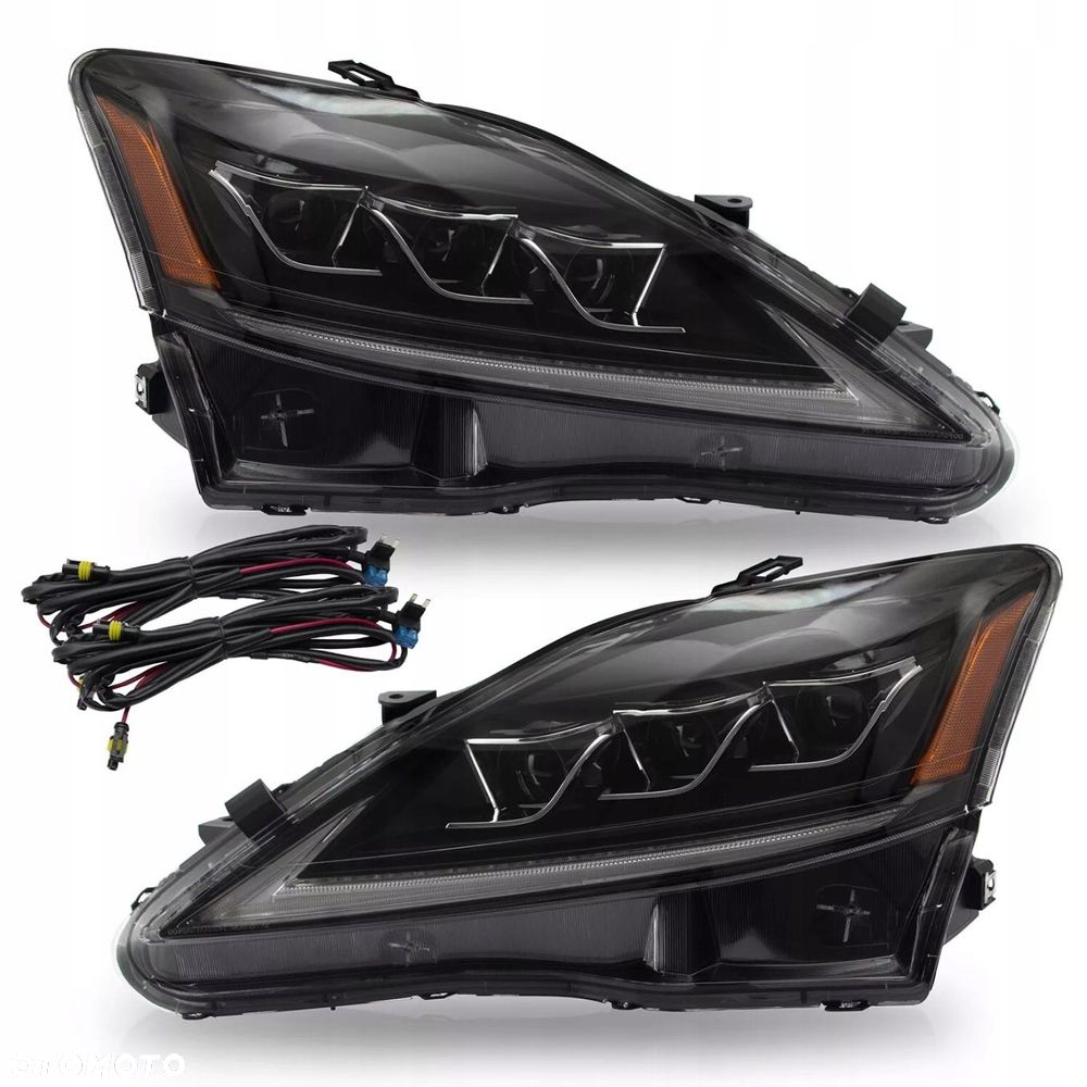 reflektory lampy kpl vland full led neon dts tuning lexus is ii 2 2006-2013 - 5