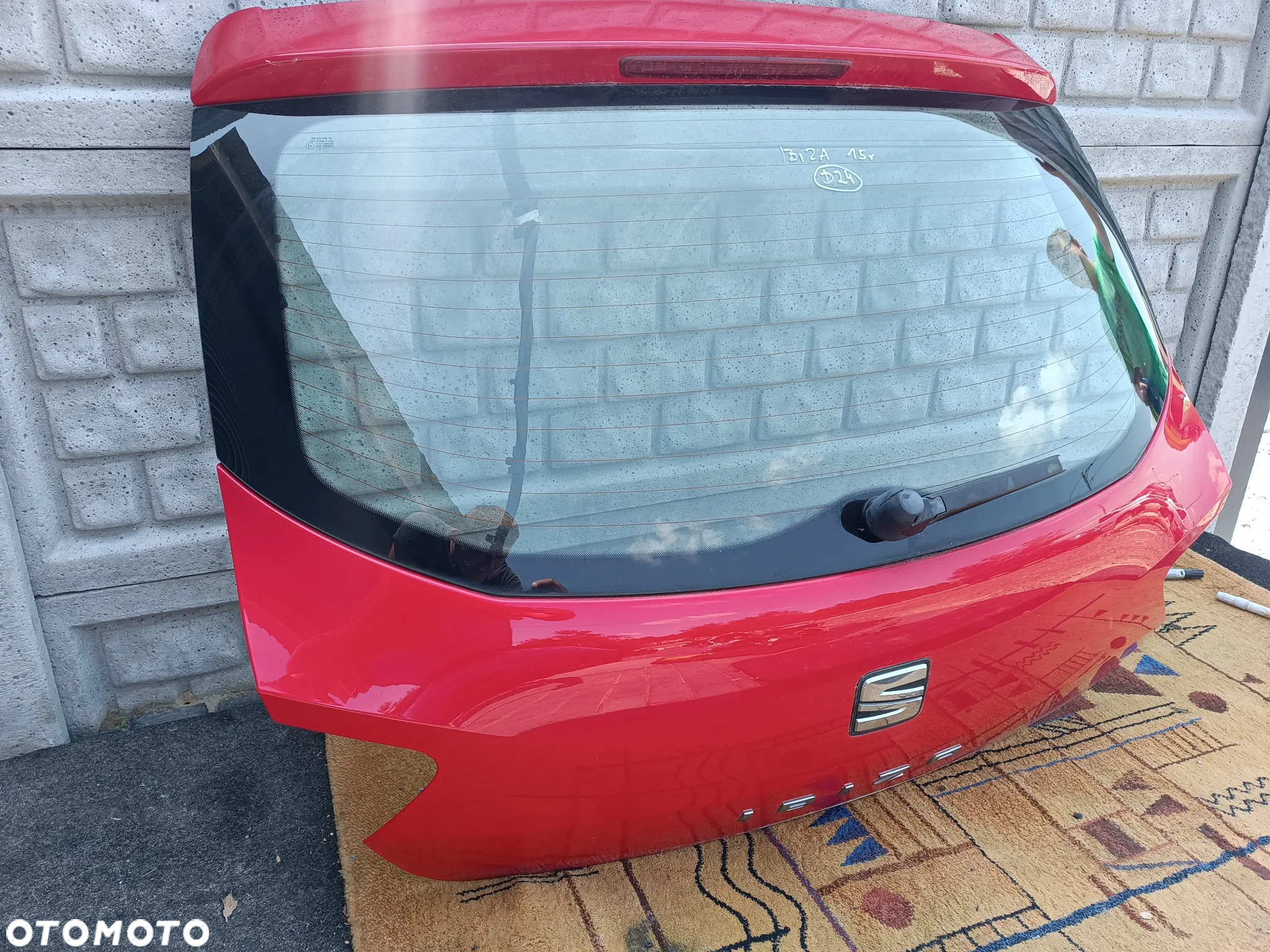 KLAPA BAGAŻNIKA POKRYWA SEAT IBIZA IV 4 6J 3 DRZWI - 4