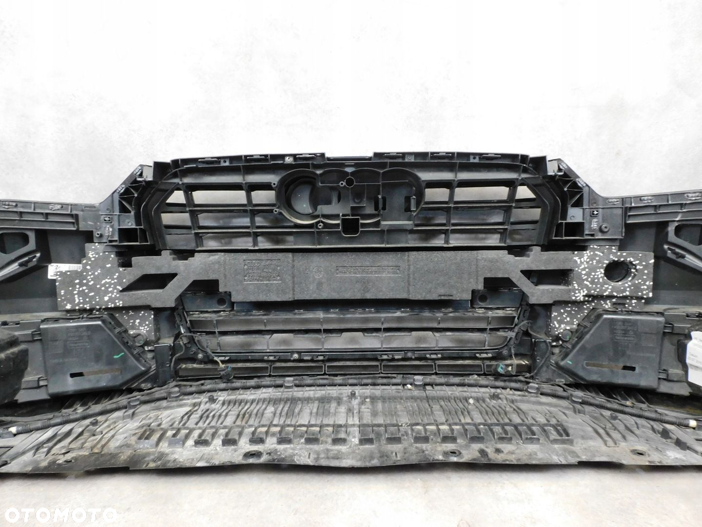 AUDI A6 C7 4G LIFT ZDERZAK PRZÓD PRZEDNI KOMPLETNY ZWYKŁAY CZARNY 6XPDC - 11