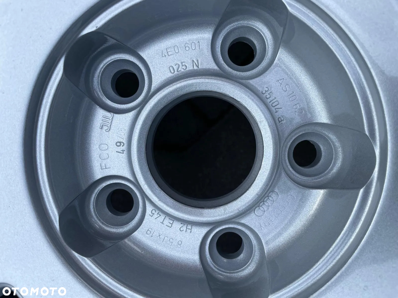ALU FELGI AUDI A8 D3 8,5jx19 5x112 ET45 4E0601025N - 8