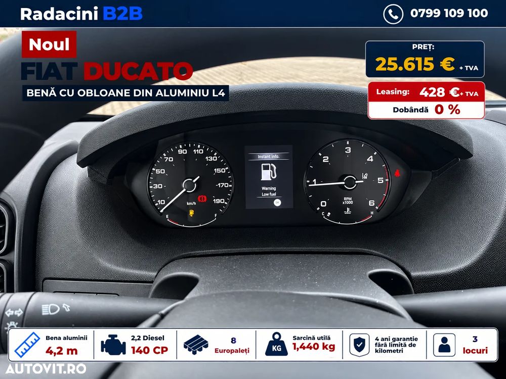 Fiat DUCATO bena cu obloane din ALUMINIU - 8