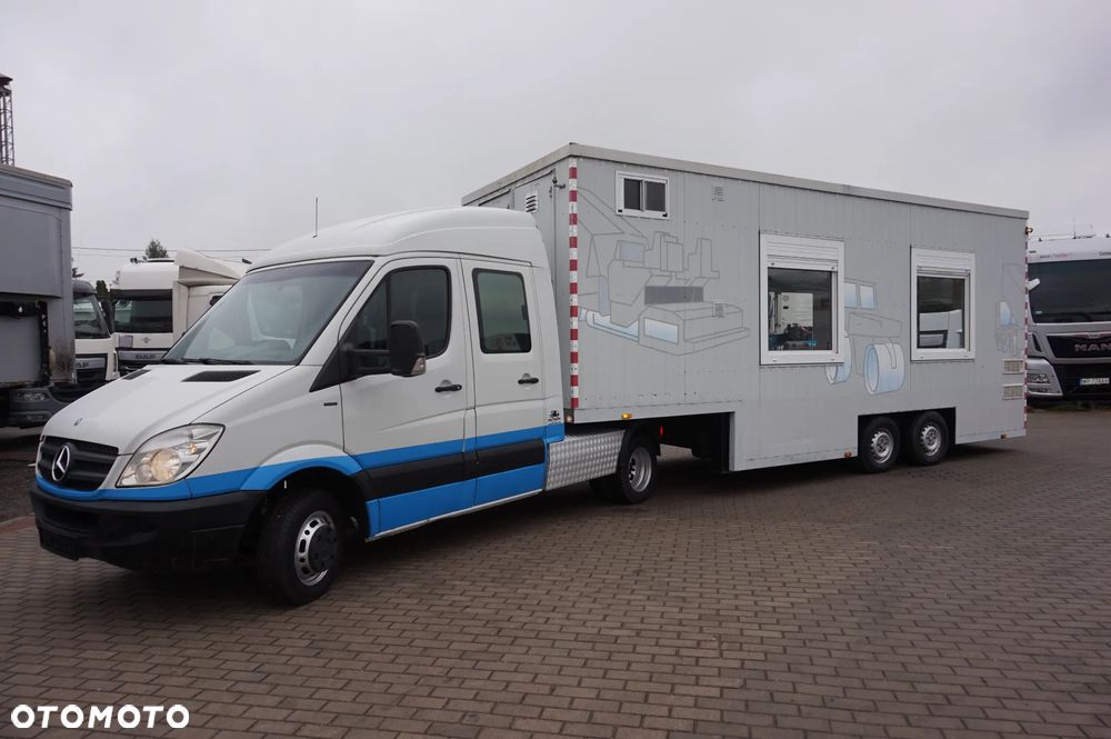 Mercedes-Benz Sprinter 518 + NACZEPA VELDHUIZEN P33-4 / KAMPER - 40