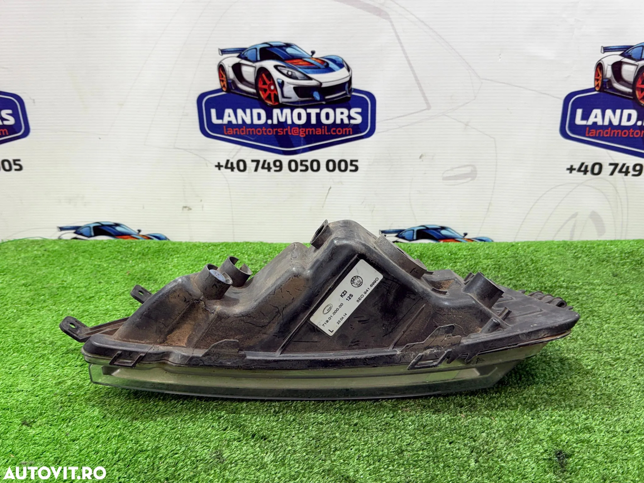PROIECTOR CEATA FATA STANGA SKODA OCTAVIA 2.0 DIESEL 2014 COD OEM 5E0941701D 5E0941699D 2013-2016 - 6