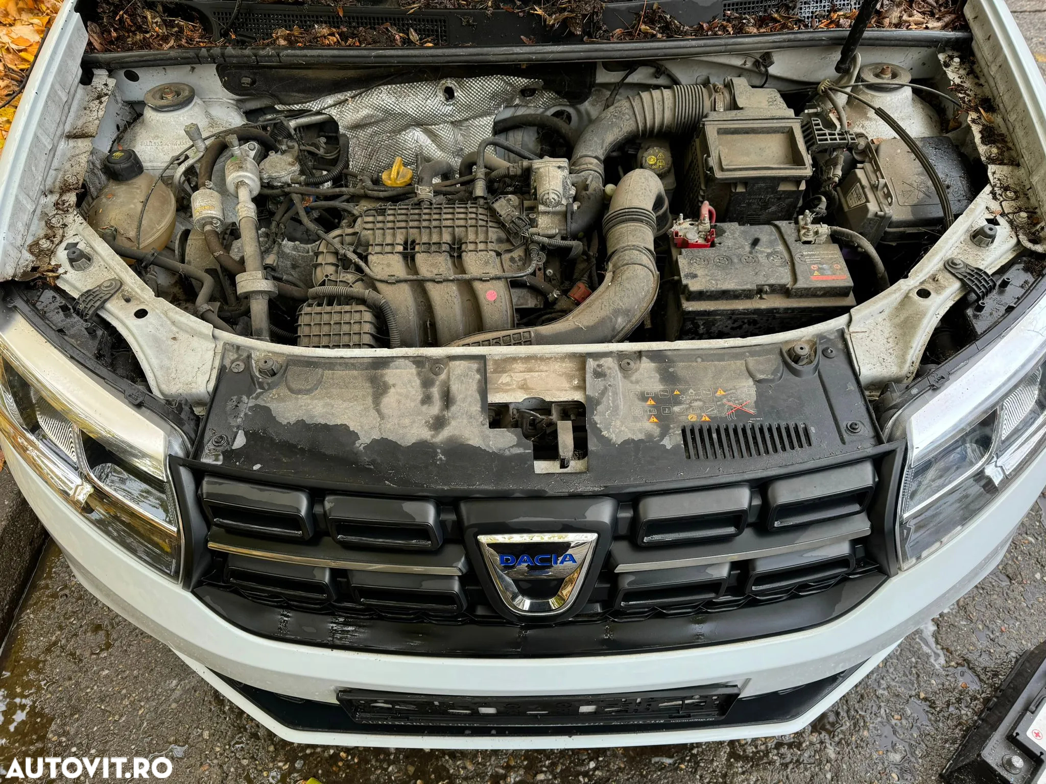 Dezmembrez Dacia Logan II facelift  2018 1.0 SCE alb OV369 - 9