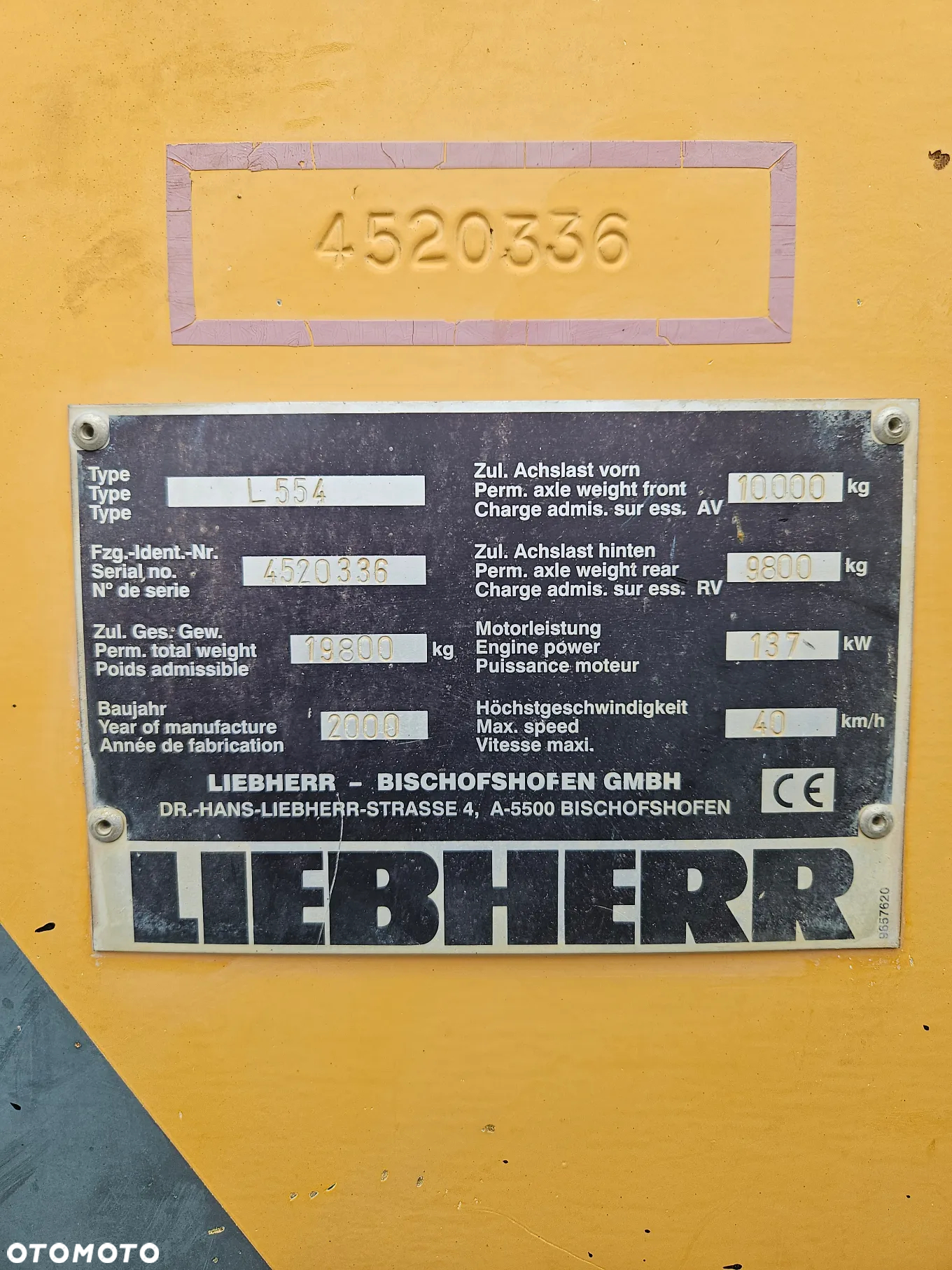 Liebherr L554 - 3
