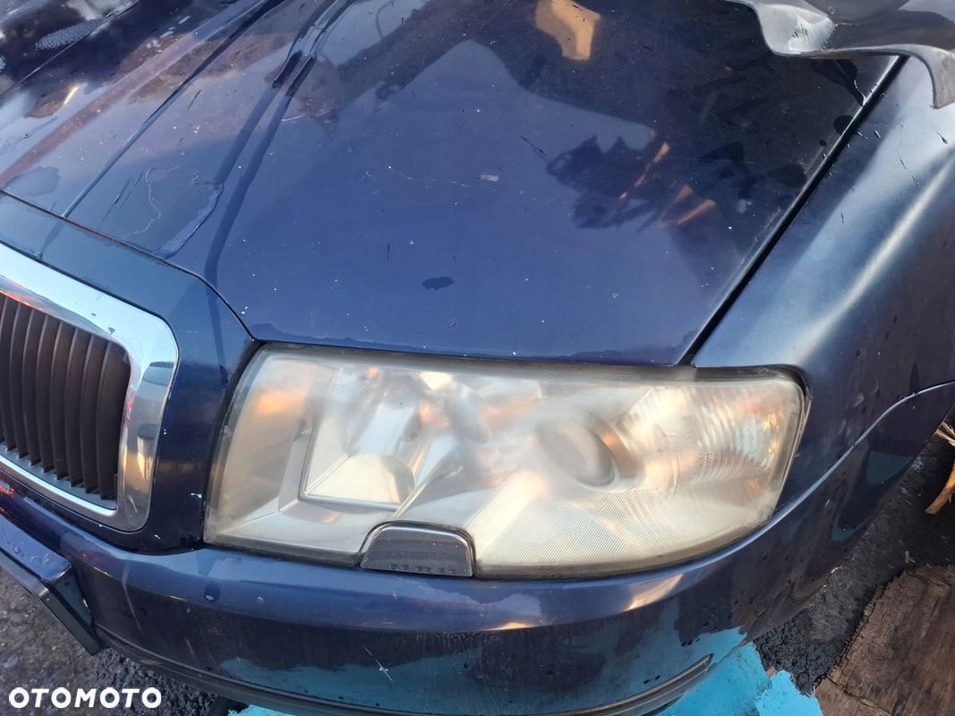 LAMPA LEWA PRZÓD PRZEDNIA XENON KOMPLETNA SPRYSKIWACZ SKODA SUPERB I 1 - 1