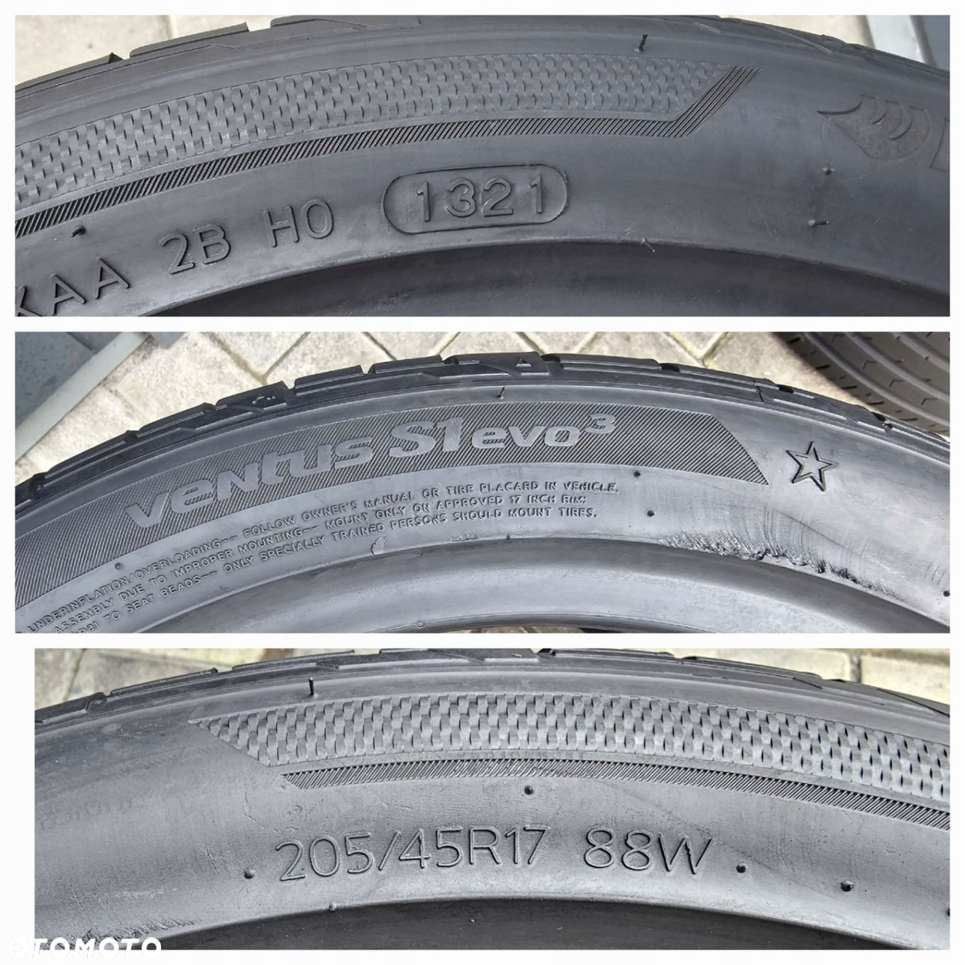 Hankook Ventus S1 evo3 205/45R17 88 W - 6