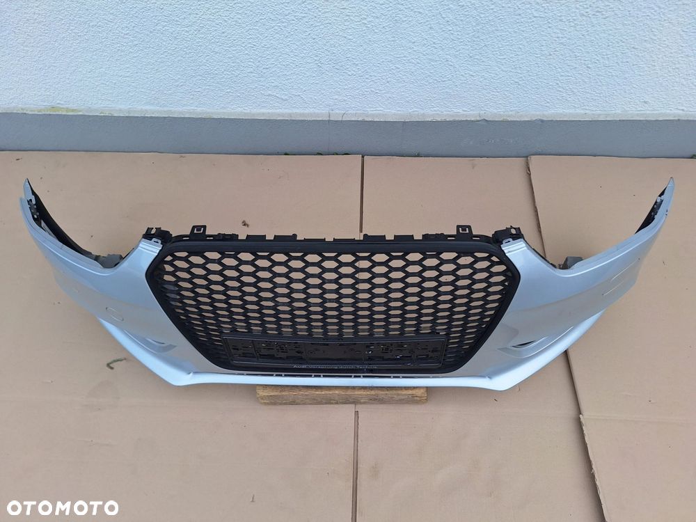 AUDI A4 B8 LIFT 12-15 8K0 ZDERZAK PRZÓD PRZEDNI+GRILL ORYG AUDI 8K0807437AC WYSYŁKA 24H - 2