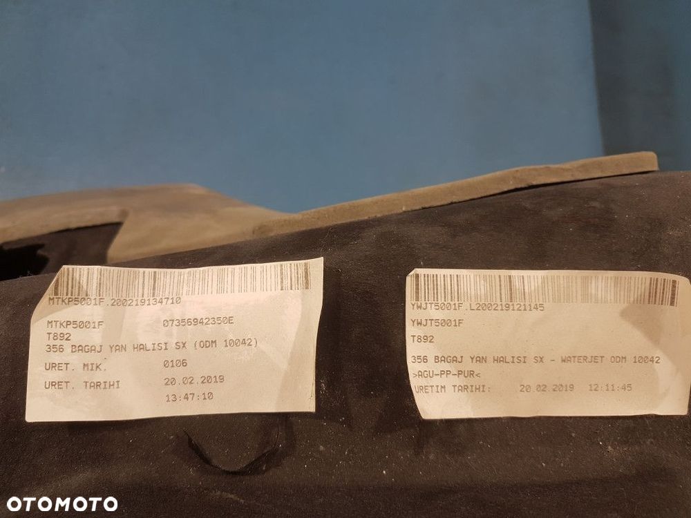 FIAT TIPO II SEDAN BOCZEK BAGAŻNIKA LEWY - 2