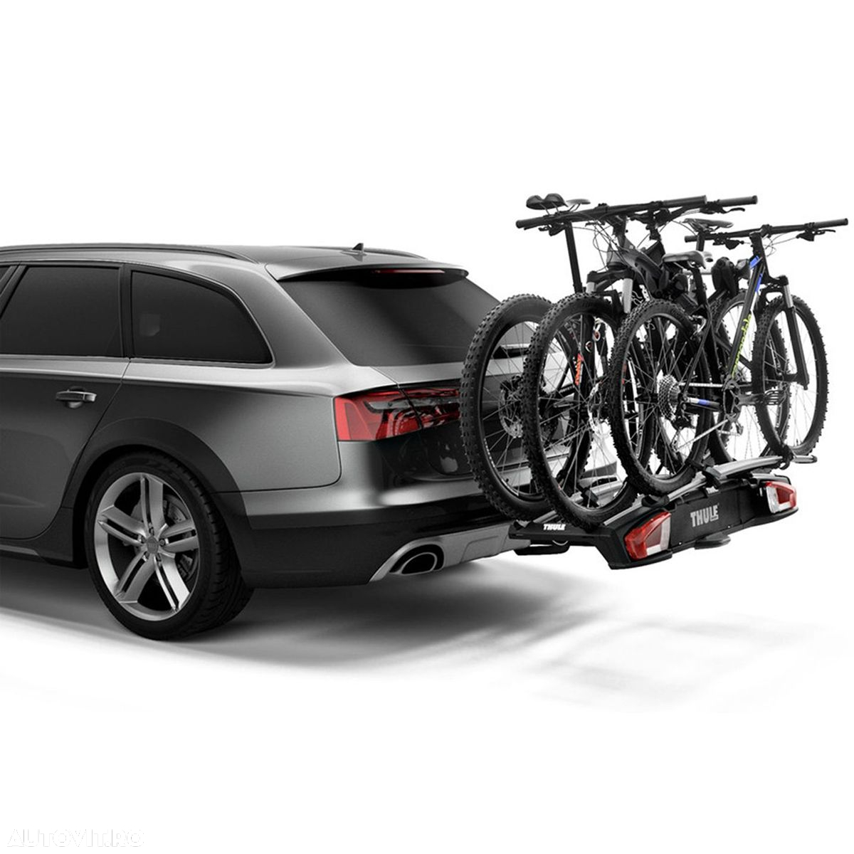 Suport 3 biciclete Thule VeloSpace 938 XT2 cu prindere pe carligul de remorcare (13pini) - 5
