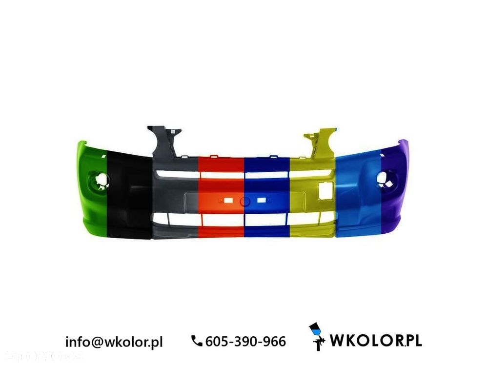 NOWY ZDERZAK NISSAN X-TRAIL II 2007-2013 LAKIEROWANY W KOLOR - 1