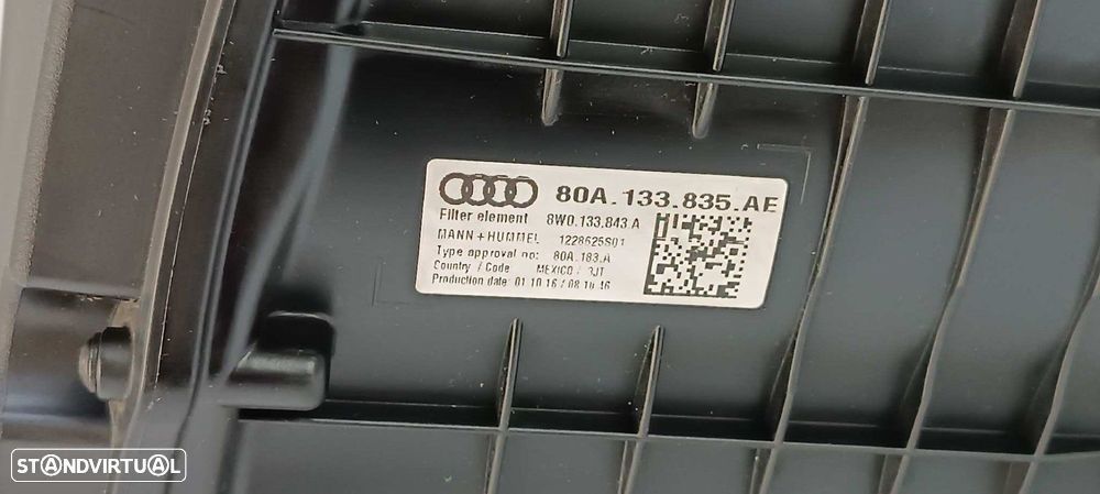 FILTRO DO AR AUDI Q5 (FYB) S LINE QUATTRO - 2