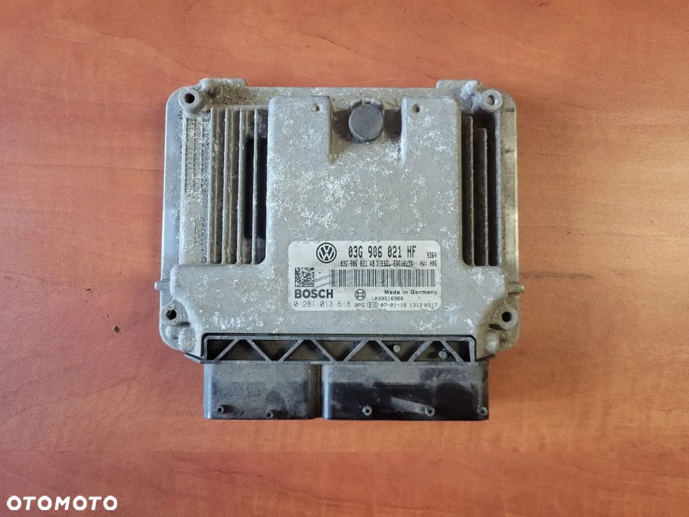 STEROWNIK KOMPUTER SILNIKA VOLKSWAGEN VW GOLF V 03G906021HF 0281013618 - 2
