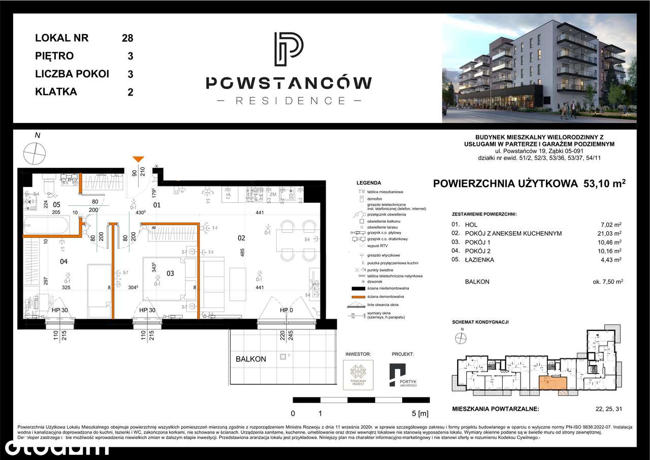 Mieszkanie w nowej inwestycji - centrum Ząbek – M28