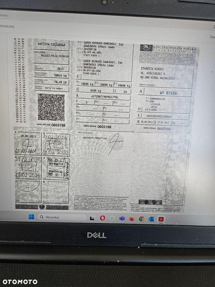 Schwarzmuller cysterna do bitumu - 8