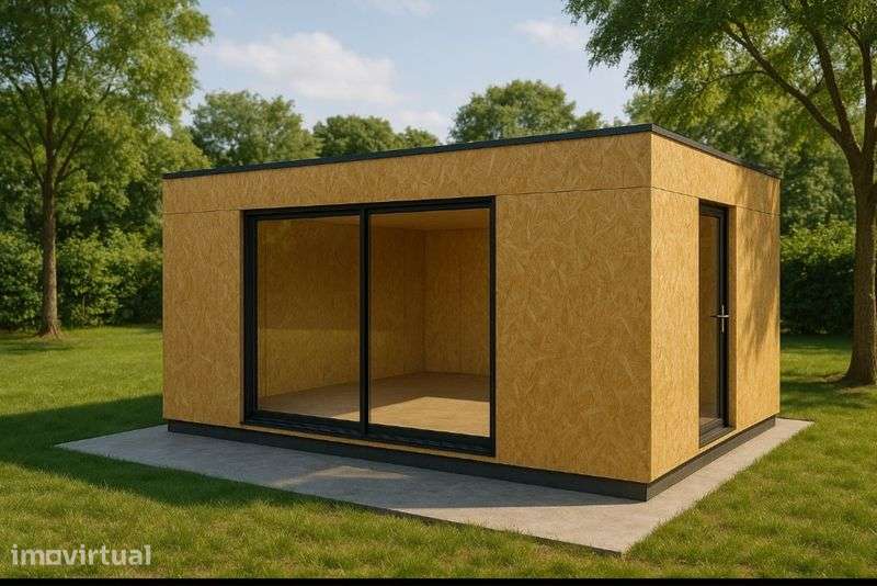 Módular em LSF 13 m² – Estrutura + OSB - Grande imagem: 3/12