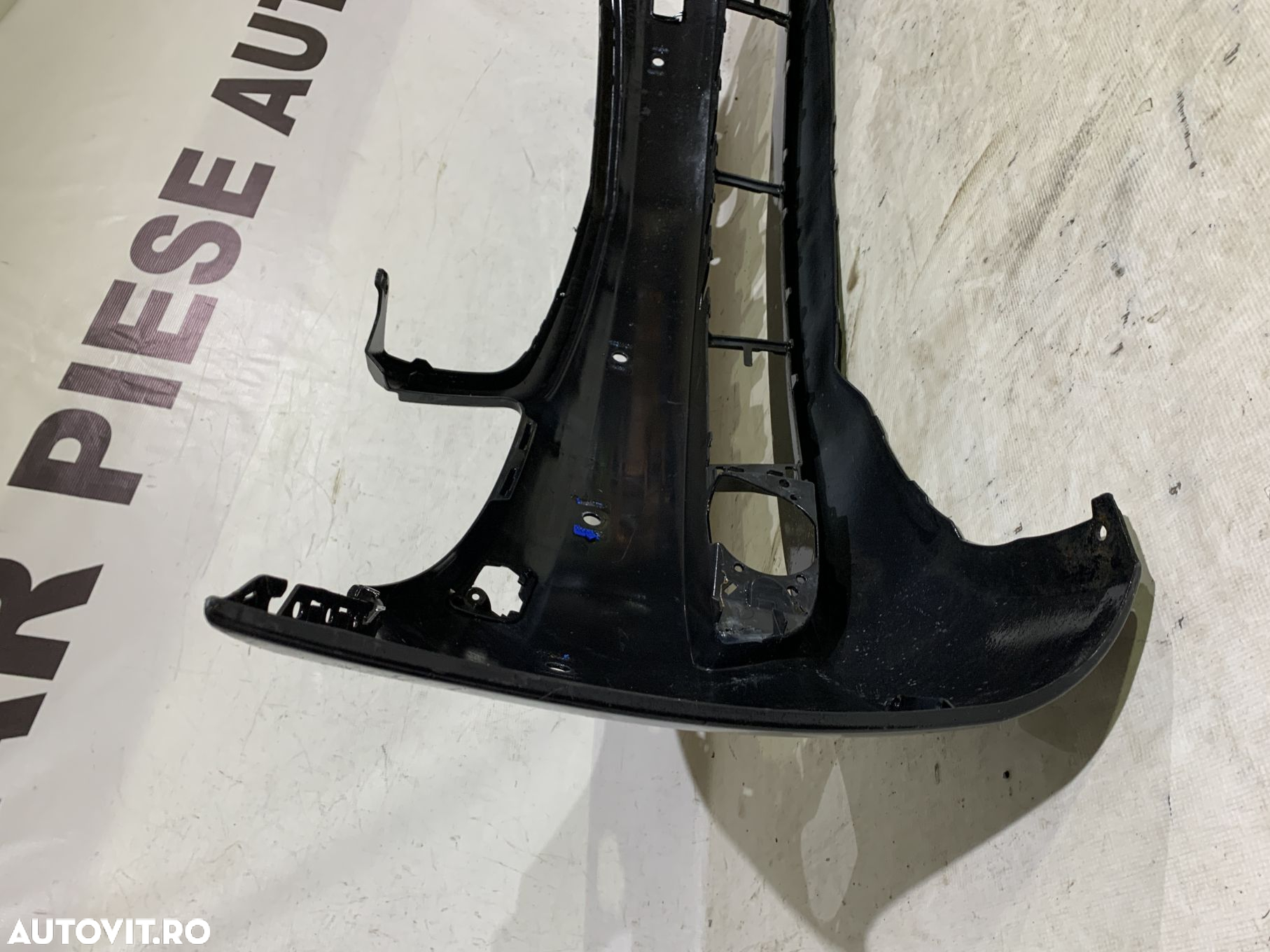 Bara fata Mercedes CL, W216, 2006, 2007, 2008, 2009, 2010, cod origine OE A2168800040, cu gauri pentru spalatori faruri si senzori de parcare (6). - 12