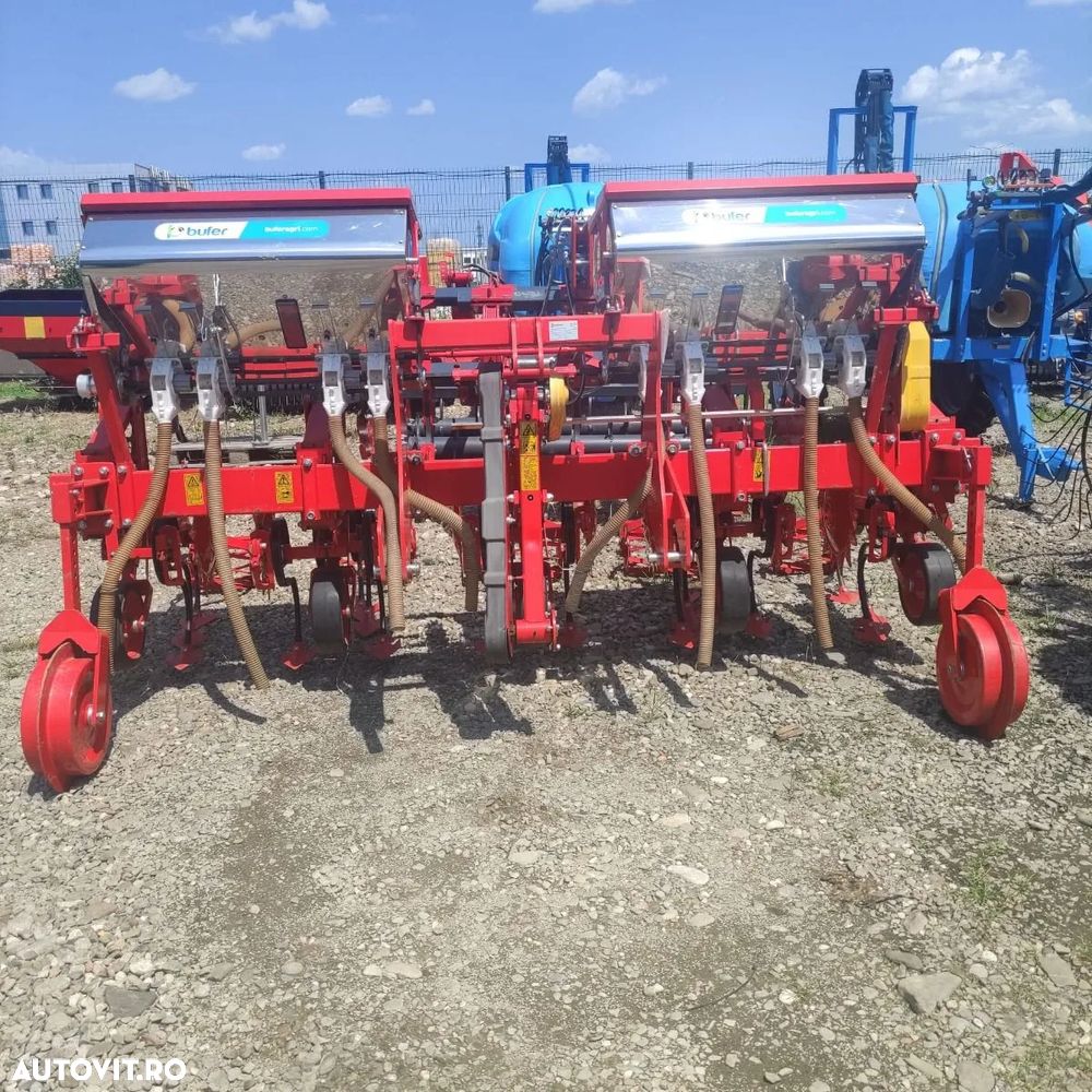 Bufer PRASITOARE CU FERTILIZARE BUFER | PE 5 RANDURI, BUNCARE INOX, MHM5-CF - 4