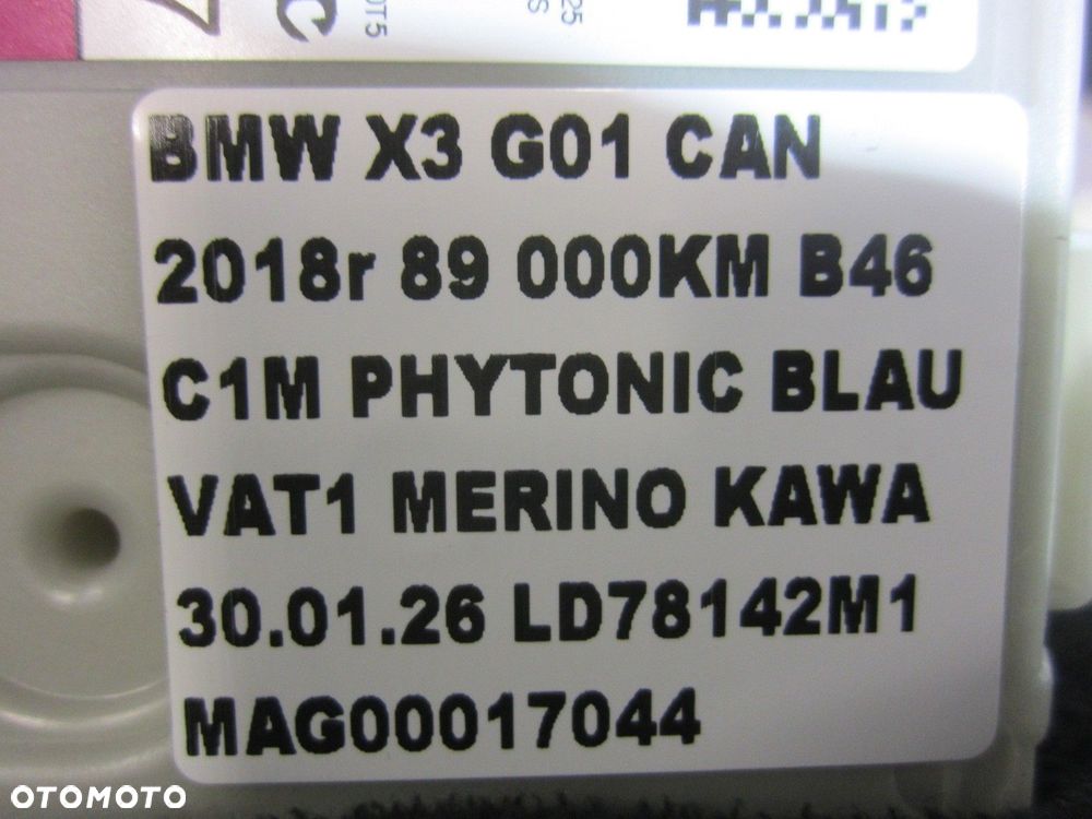 BMW X3 G01 G30 STEROWNIK BDC KOMPUTER MODUŁ  61358715810 5A908E8 8715810 - 9