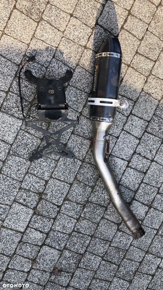 Kawasaki Z750 uchwyt rejestracji  zawieszenie lagi - 2