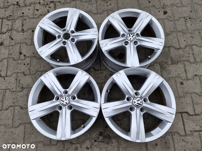 VOLKSWAGEN PASSAT B7 FELGI ALUMINIOWE ALUFELGI 7.5J ET47 5x112 3AA601025E - 1