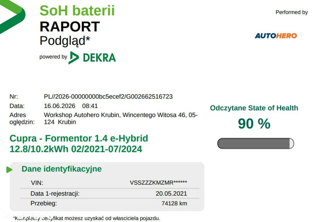Cupra Formentor 1.4 e-Hybrid DSG - 6