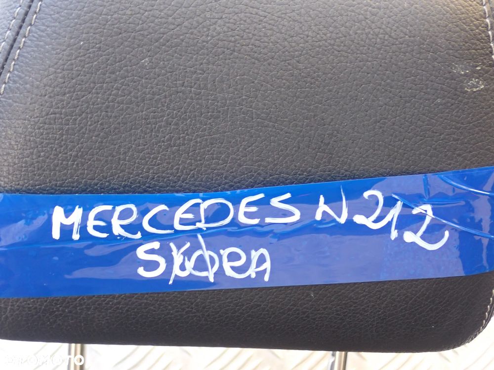 MERCEDES W212 FOTEL PRZEDNI PRAWY / LEWY ORAZ KANAPA TYLNIA SKÓRA KOMPLET - 14