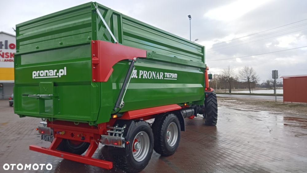 Pronar Przyczepa skorupowa PRONAR T-669 -14.3t; T-700XL -14.7t; T-679M -12t, tandem, nadstawy, plandeka, oś skrętna - 24