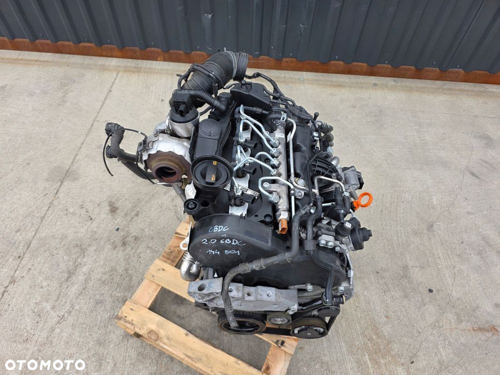 SILNIK KOMPLETNY AUDI VW SEAT SKODA 2.0 TDI CBD CBDC 144801 KM ORYGINAŁ ! - 3