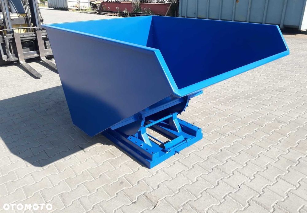 Solidna Koleba Samowyładowcza NTK 1100L-Na Lekkie Odpady KONTENER