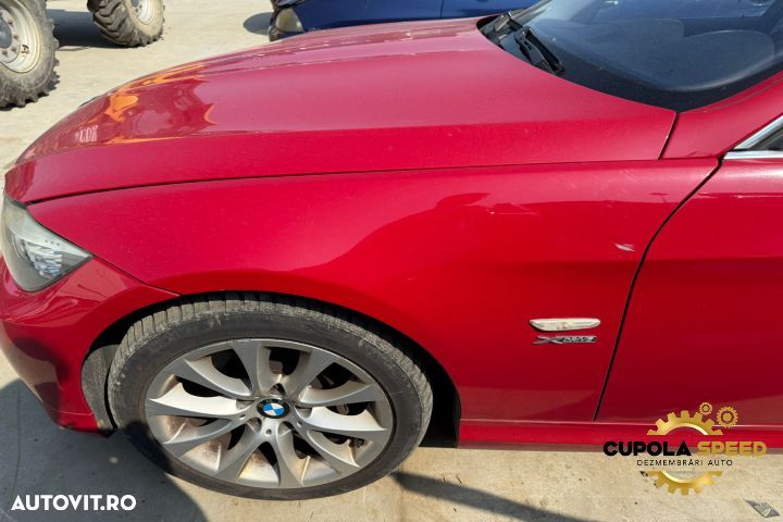 Aripa fata stanga culoare KARMESINROT (A61/3) BMW Seria 3 E91 [faceli - 1