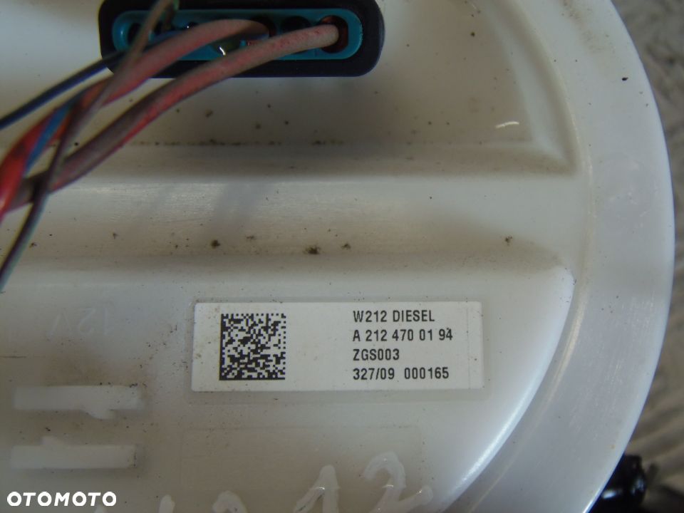 MERCEDES W212 2.2 CDI POMPA PALIWA PŁYWAK A2124700194 - 4