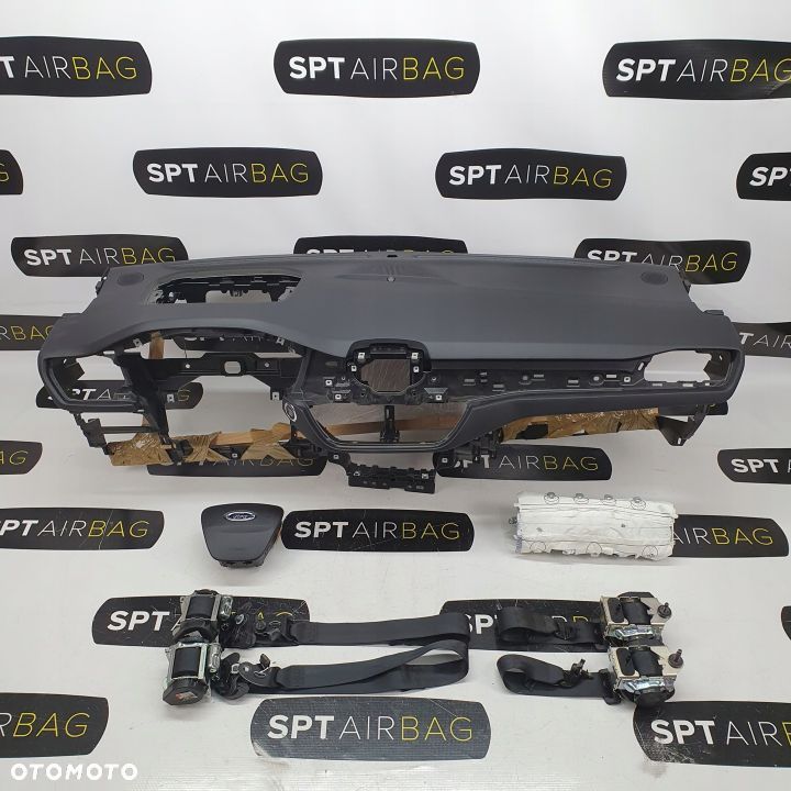 FORD FOCUS MK4 KOKPIT DESKA KONSOLA PULPIT PODUSZKA AIRBAG AIR BAG PASY KIT SET - 1