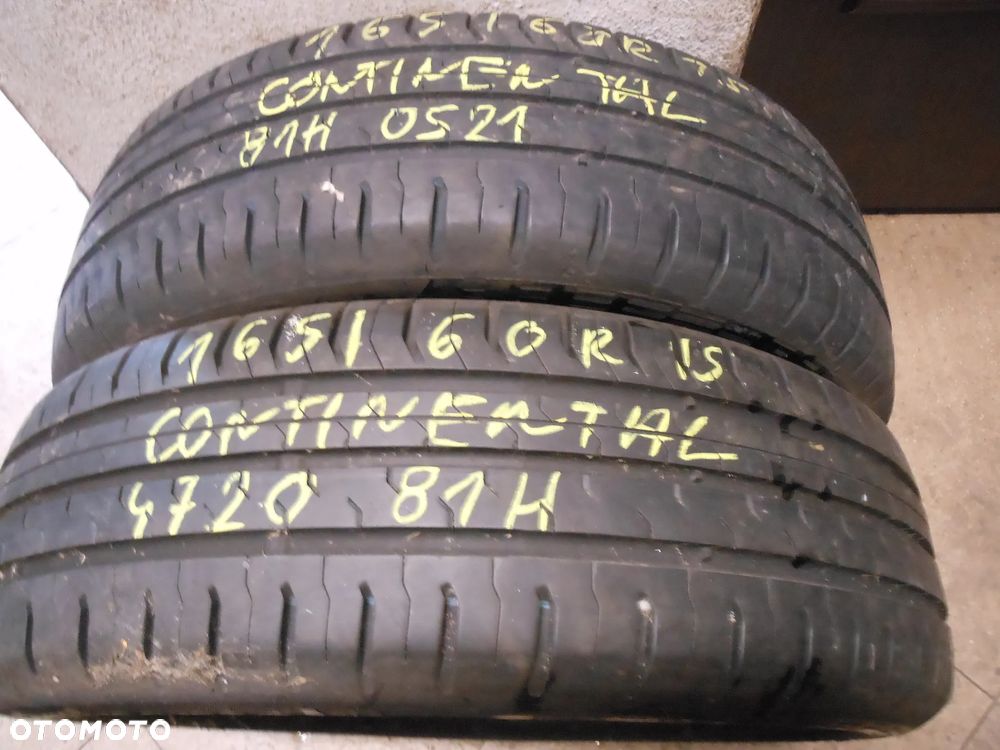 Opony 165/60R15 continental conti eco contact 5 7mm lato para - 2