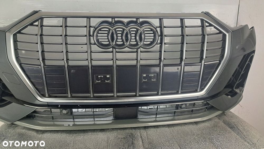 ZDERZAK GRILL AUDI Q3 83A S-LINE CHROMY 2019-2023 KOMPLETNY - 2