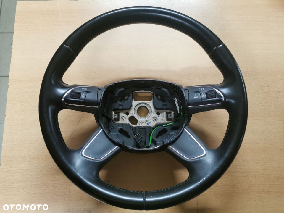 Kierownica skórzana audi A4 A5 Q7 4L0419091AC - 1