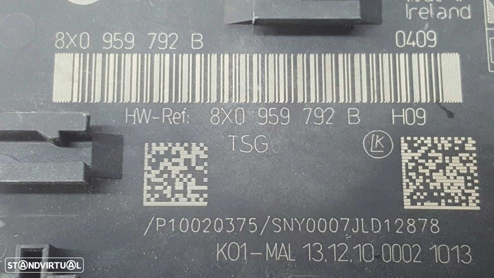 CENTRALINA/BOMBA FECHO CENTRAL SKODA SUPERB COMBI (3T5) COMFORT - 3