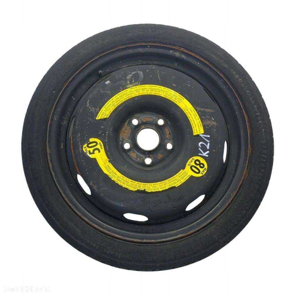 KOŁO DOJAZDOWE 125/70R18 5X112 1K0601027B GOLF V VI VII LEON II OCTAVIA - 1