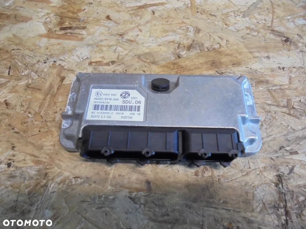 STEROWNIK SILNIKA FIAT DUCATO 3.0 cng 55267345 - 1