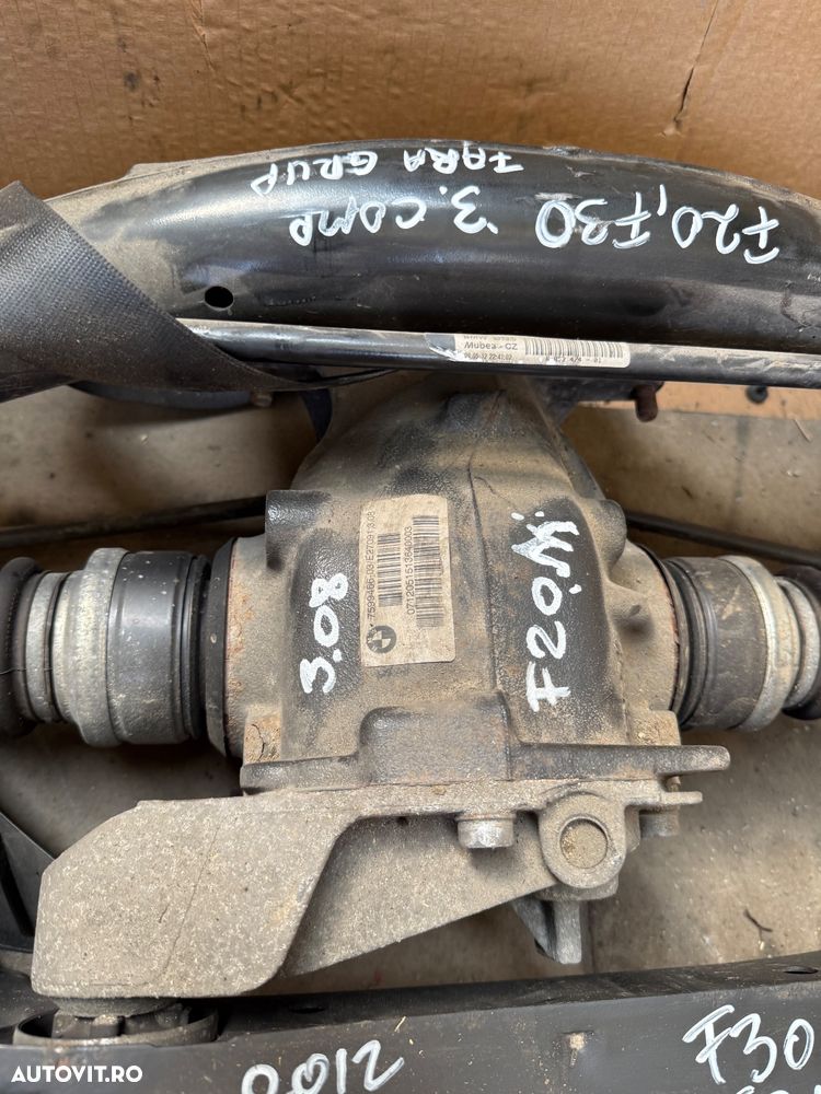 Grup punte spate, diferential BMW seria 3 F30, F31, F32, F36 seria 1 F20, F21 cod 7599466 raport 3.08 - 2