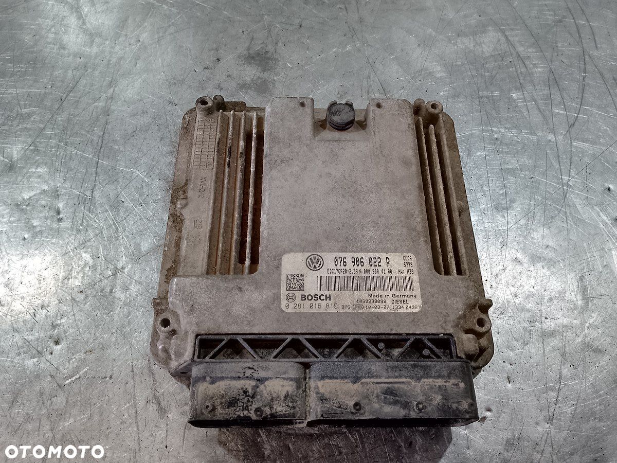 KOMPUTER, STEROWNIK VW CRAFTER 076906022P 0281016819 2.5 TDI - 1