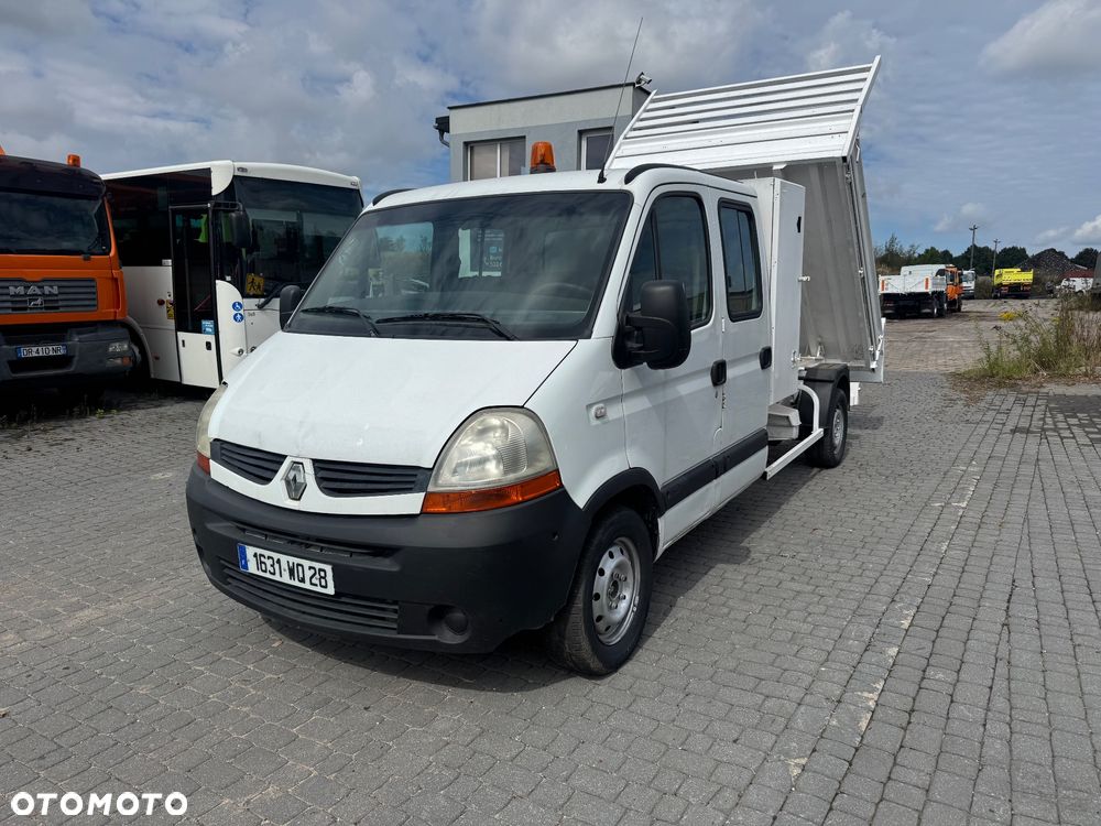 Renault Master 2007 r. Wywrotka Kiper Brygadówka 7 Osobowy Dubelkabina Dobelkabina Wywrot Doka - 2
