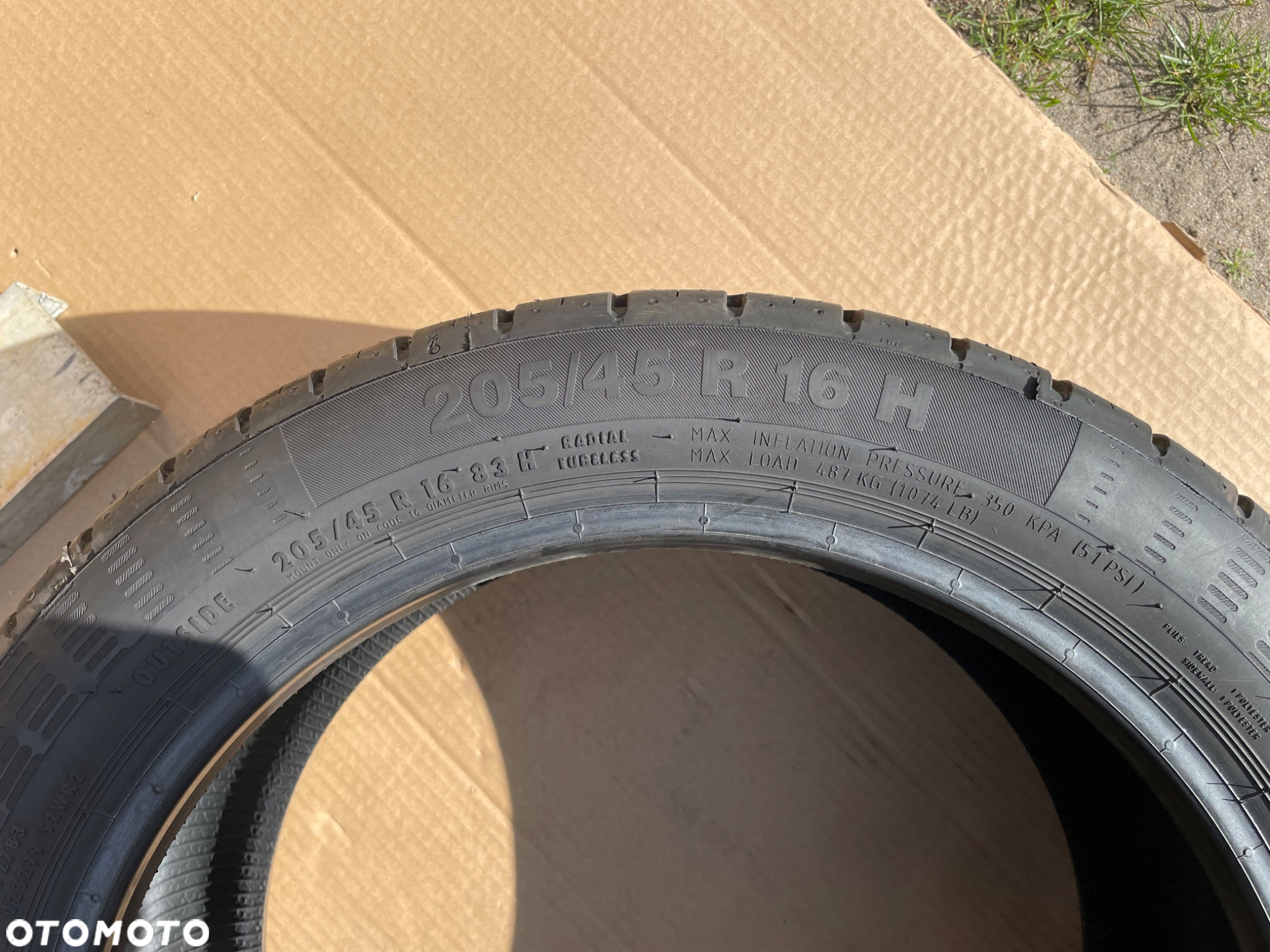 185/50 R16 205/45 R16 NOWE OPONY LETNIE CONTINENTAL CONTIECOCONTACT 5 KOMPLET 4 SZTUKI TWINGO SMART - 8