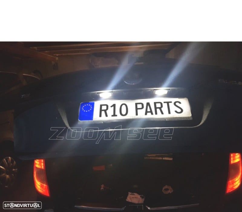 KIT COMPLETO 11 LAMPADAS LED INTERIOR PARA SKODA FABIA 3 MK3 MK III HATCHBACK 15- - 6