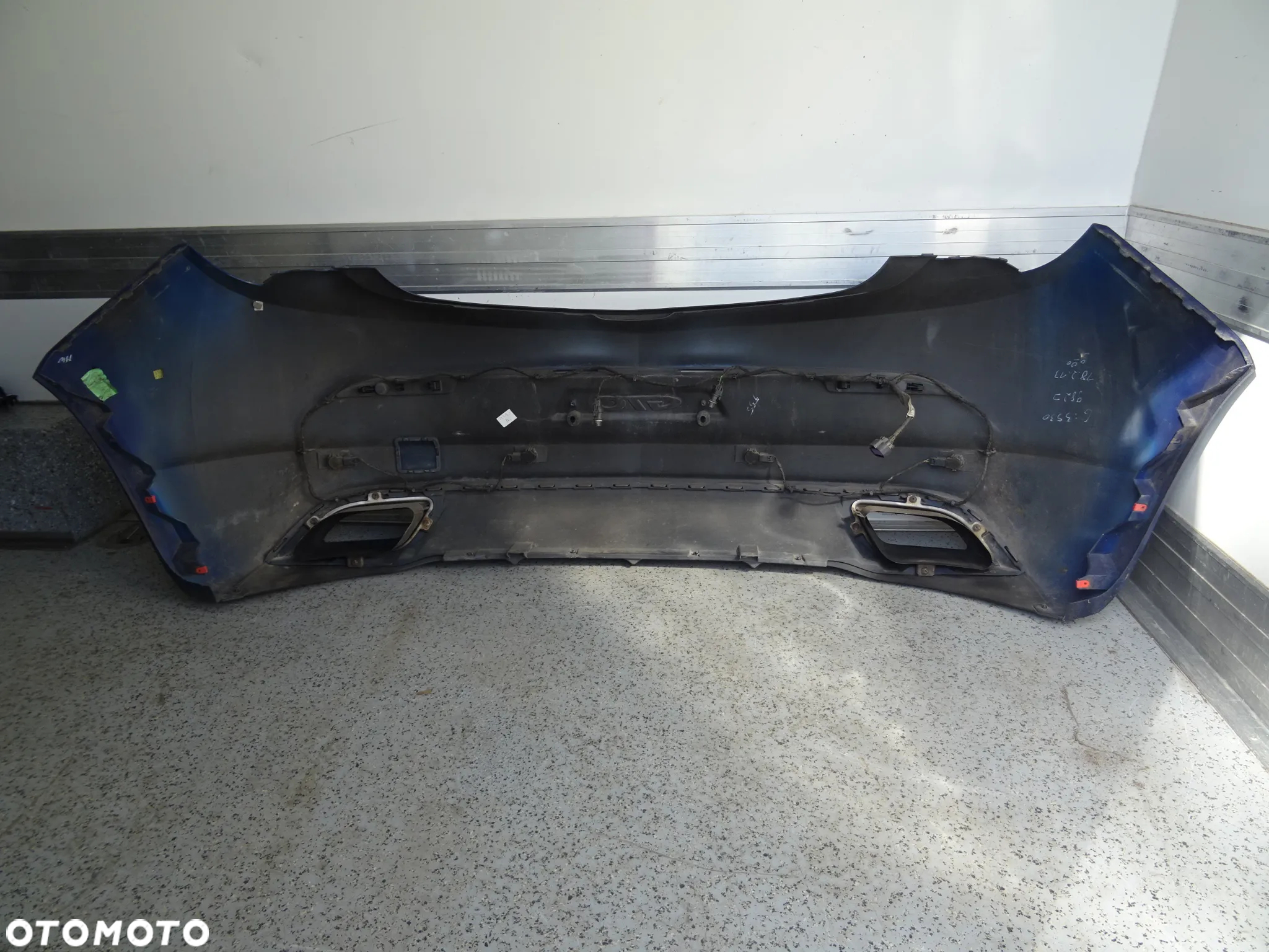 ASTRA J OPC COUPE ZDERZAK TYŁ TYLNY DYFUZOR PDC ŚLIZG KOMPLET Z22N - 8