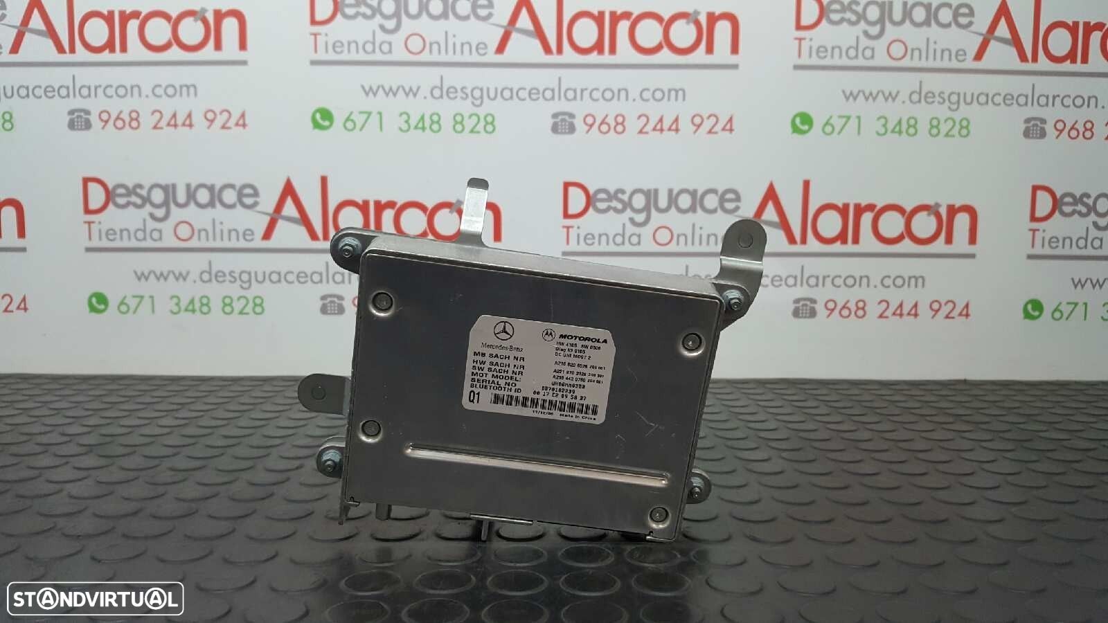 UNIDADE DE CONTROLE BLUETOOTH MERCEDES CLASE S (W221) BERLINA 320 / 350 CDI 4-MA... - 1