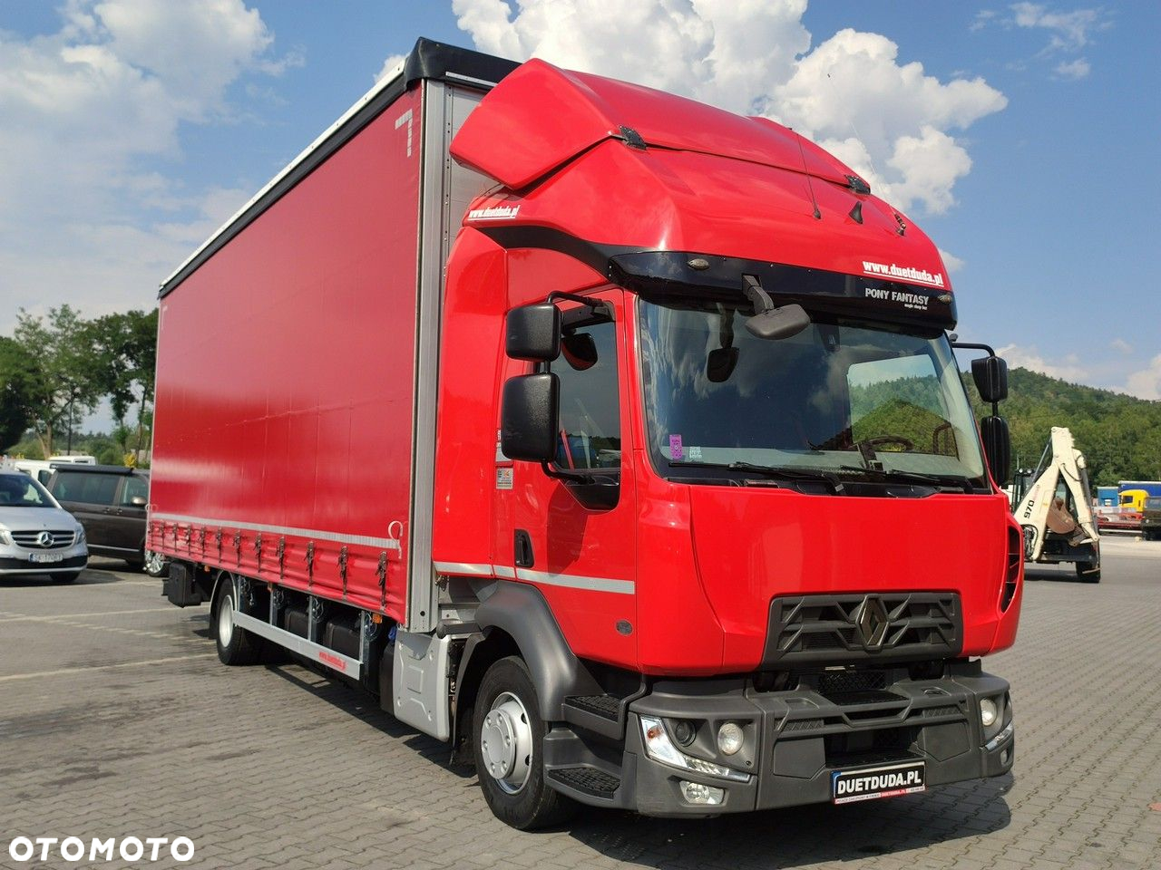 Renault D12.240 E6 Firana Tył Drzwi  Dach Zsuwany Długa 830cm - 5