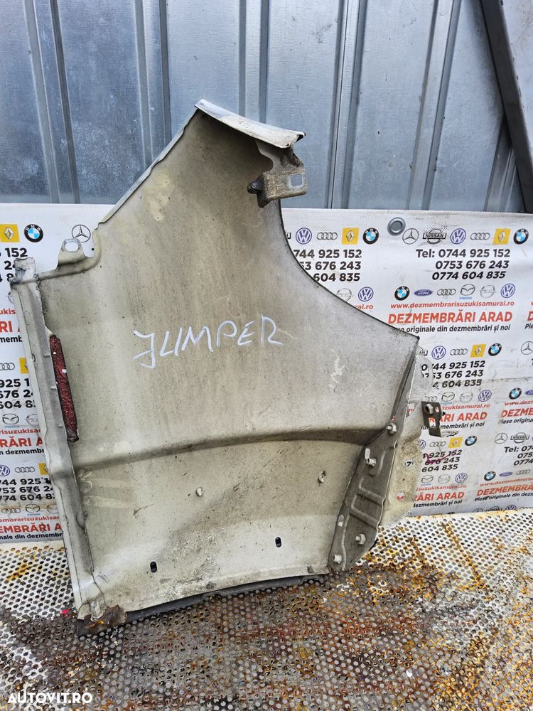 Aripa stânga Fiat Ducato Peugeot Boxer Citroen Jumper 2006-2014 aripa model cu ornament bandou - 2