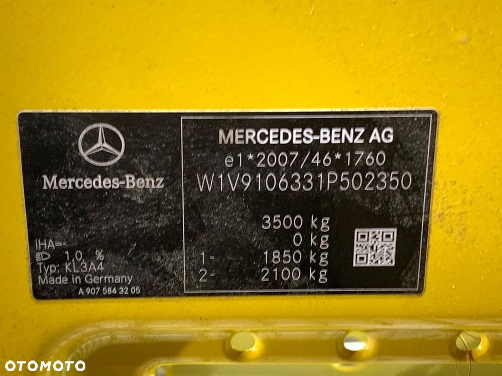 PODSTAWA FOTELA LEWY PRZÓD  MERCEDES-BENZ eSPRINTER Skrzynia (B910) 2020 - 2022 Electric (910.633) - 5